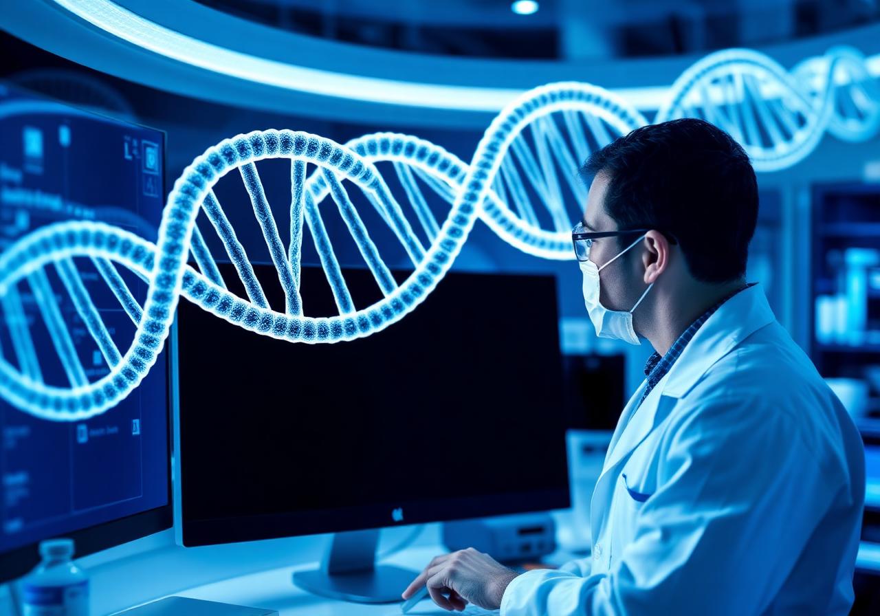 DNA helix visualization